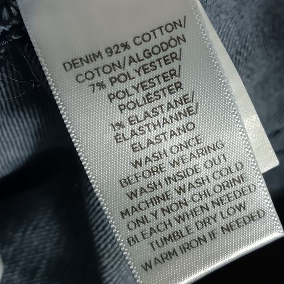 Ann Taylor LOFT Flare Mid Rise Jeans Size 27/4 Dark Blue 5 Pockets - Picture 7 of 9